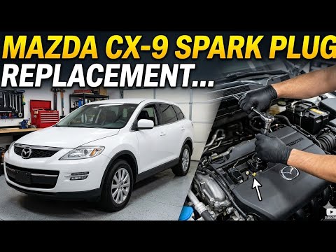 Mazda CX-9 Spark Plug & Throttle Body Replacement - YouTube