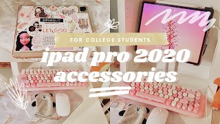  IPAD PRO 2020  |  My iPad Pro 2020 ACCESSORIES (for college/uni STUDENTS ) ⌨️