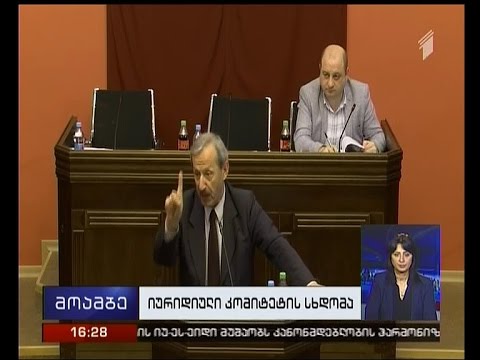 უფასო საეთერო დრო - ხმაური იურიდიულ საკითხთა კომიტეტის სხდომაზე