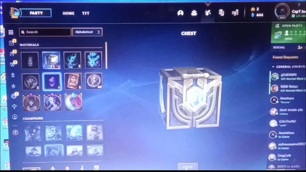 Open Hextech Chest , Orb , Ruined Bag From Events Sentinel Of Light