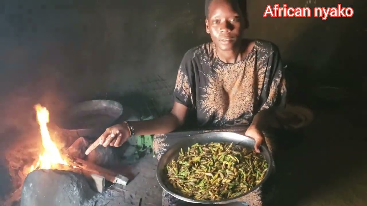 Uganda's Delicacy / Grasshopper  Cooking 