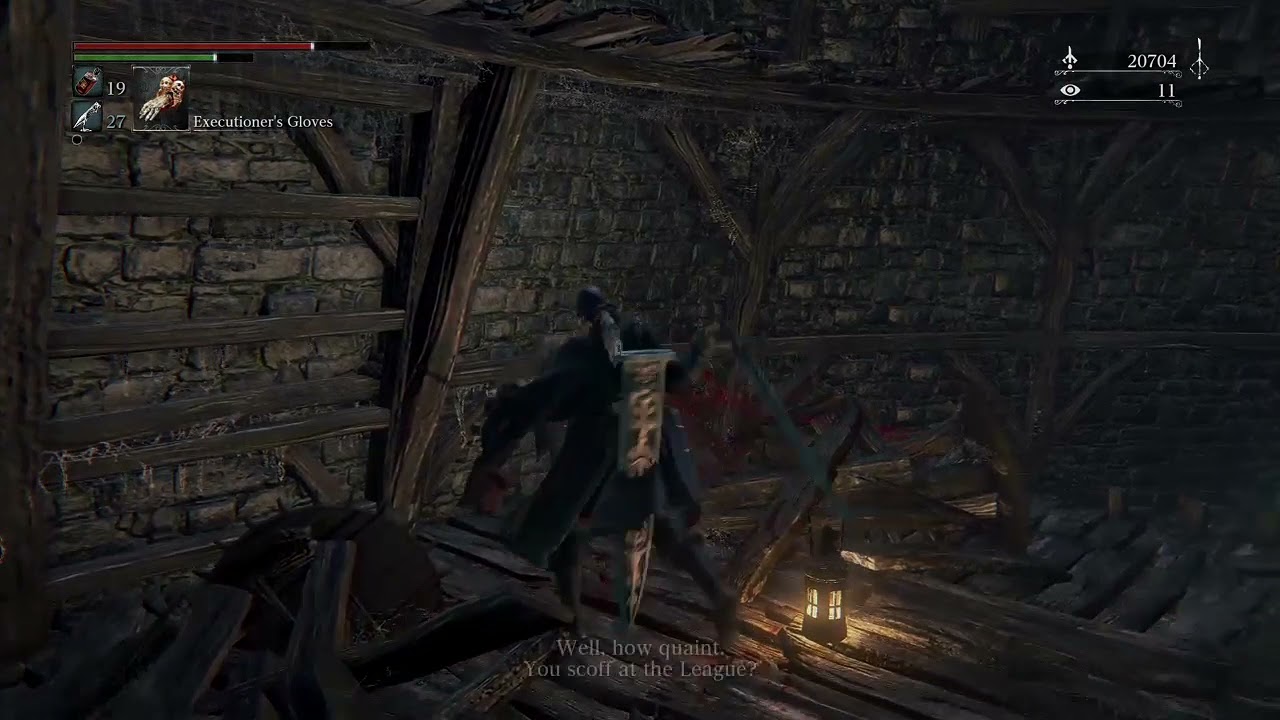 Bloodborne how to cheese valtr (guy in the forbidden forest next to the