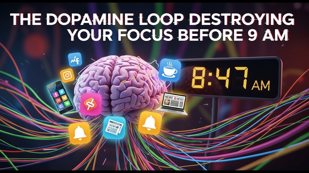 The Dopamine Loop Destroying Your Focus Before 9 AM - YouTube