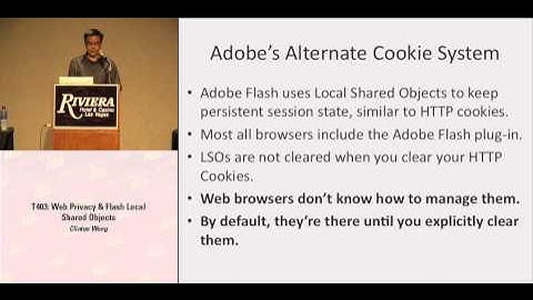 DEFCON 16: Web Privacy and Flash Local Shared Objects