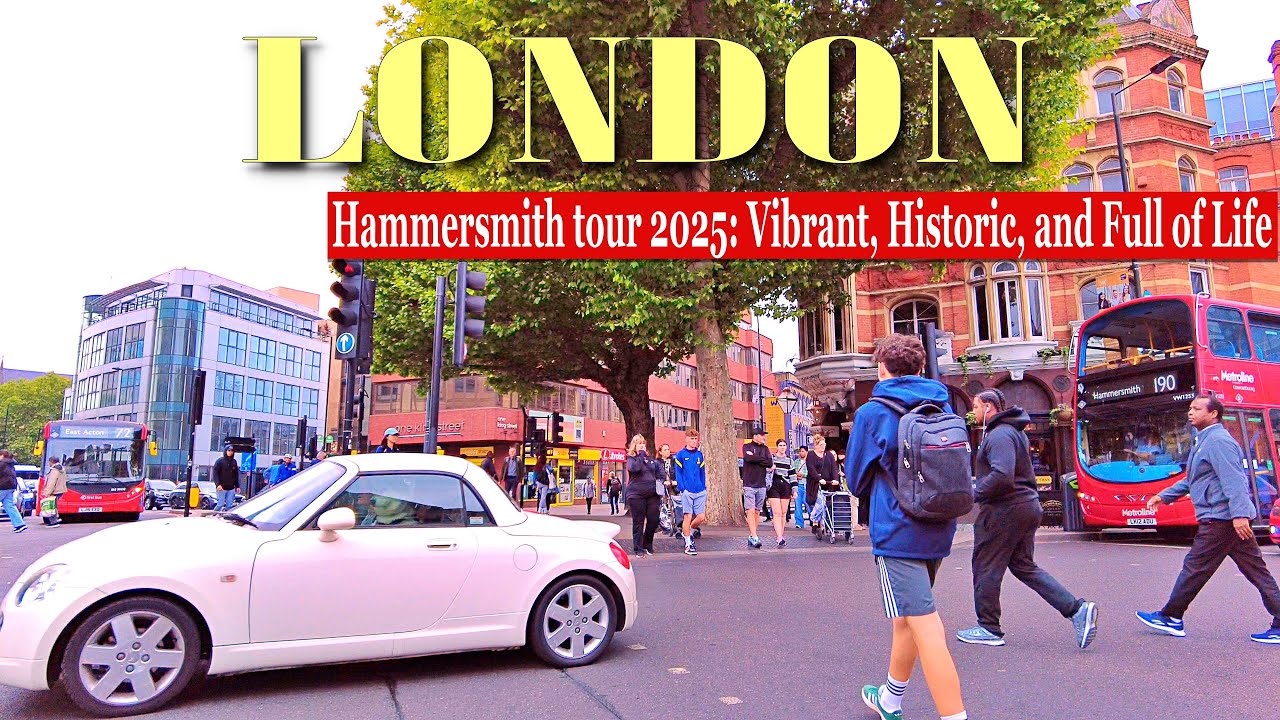 Hammersmith London Walking Tour 4K | West London City Walk 2025