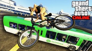 GTA 5 Epic BMX STUNTS #6 (GTA 5 STUNTS MONTAGE)