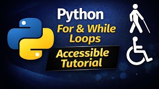 Celebrity Python Lecture 13: For Loop & While Loop in Python Explained | Accessible Tutorial for Beginners Net Worth