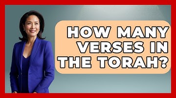 How Many Verses In The Torah? - Jewish Teachings For All