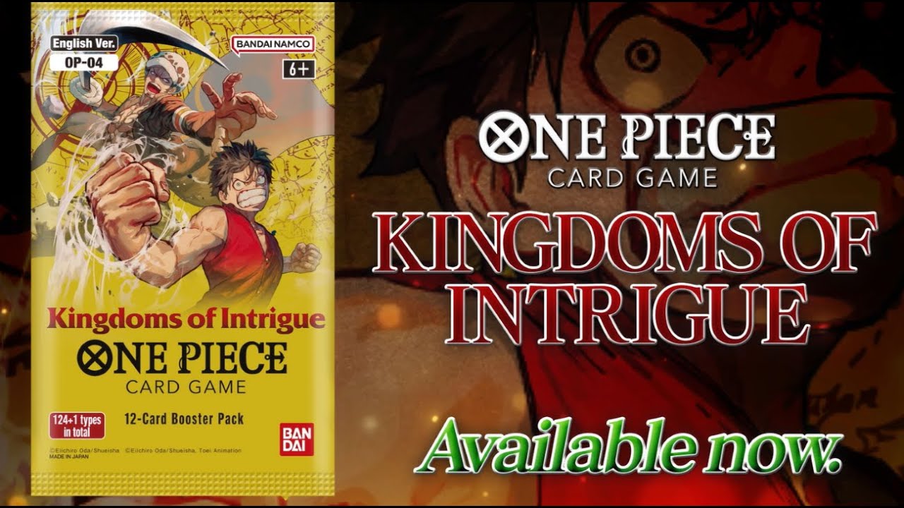 Bandai One Piece Kingdoms Of Intrigue Card Game Booster Pack