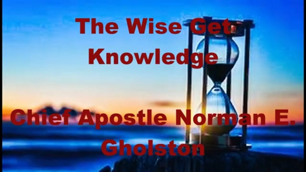 The Wise Get Knowledge - YouTube