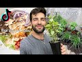 making the viral tik tok burger salad + planting an herb garden!