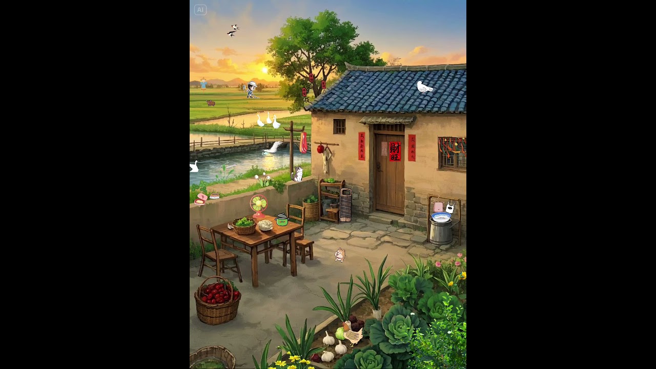 A Cozy Courtyard: Where Home Meets Nature 🌿🏡✨