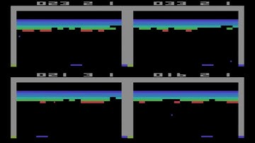 Reinforcement learning atari breakout timelapse