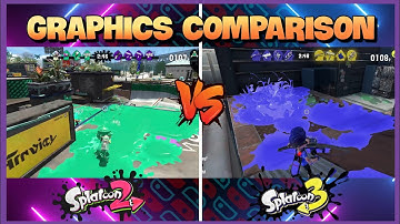 Splatoon 2 vs 3 - Graphics Comparison