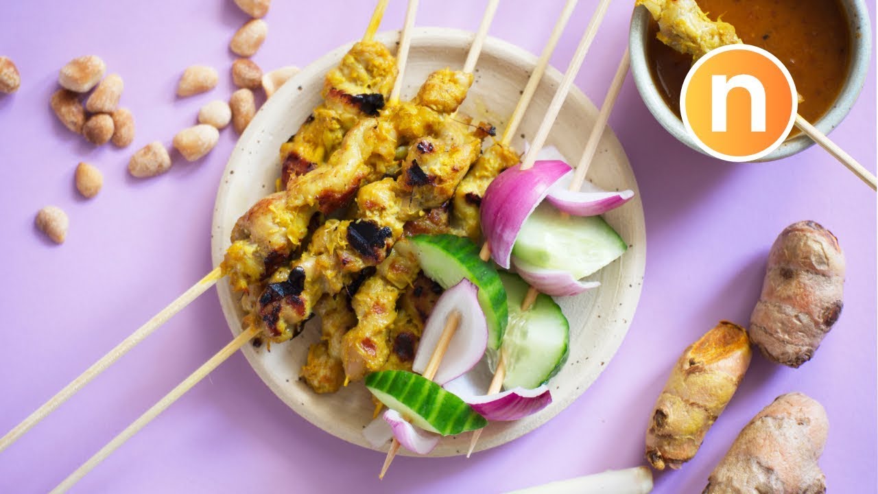 Chicken Satay | Malaysian Skewered Meat Satay [Nyonya Cooking]