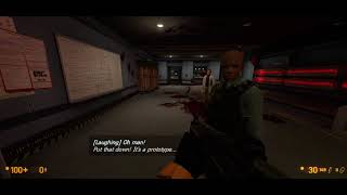 Black Mesa Questionable Ethics Tau Cannon Intro in Room