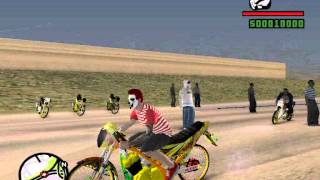 Balap Satria Fu Liaran Vs Satria Fu Resmian Gta San Andreas
