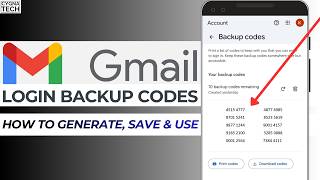 ✅ Generate & Save Gmail Backup Codes for Secure Login on Any Device (Never Get Locked Out of Gmail!)