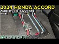 2024 honda accord audiocontrol lc51300 amp install amp board amp rack