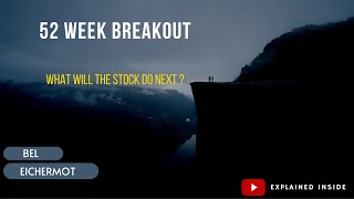 52 WEEK BREAKOUTS : BEL &amp; EICHERMOT || Stock future move anticipation || HYIT || TradingView