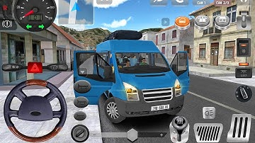 Real Ford Transit Games - Passenger Pickup Van Game Driving 3D Minibus Simulator - Android Gameplay