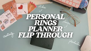 My Personal Rings Planner Flip Through | Planner Inserts, Planner Stickers, and Décor Ideas