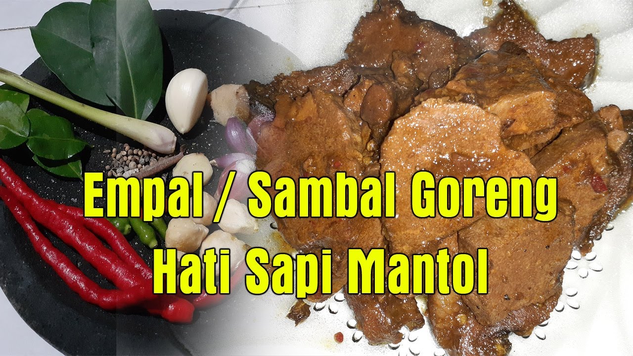 Empal hati sapi 