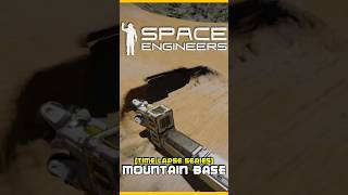 Initial Dig - Building A Mountain Base - Space Engineers Time Lapse #1