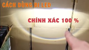 Hướng Dẫn Chỉnh Các Loại Đèn Pha Bi Cầu  T9, T40 , V9 , M01H Chuẩn 100%
