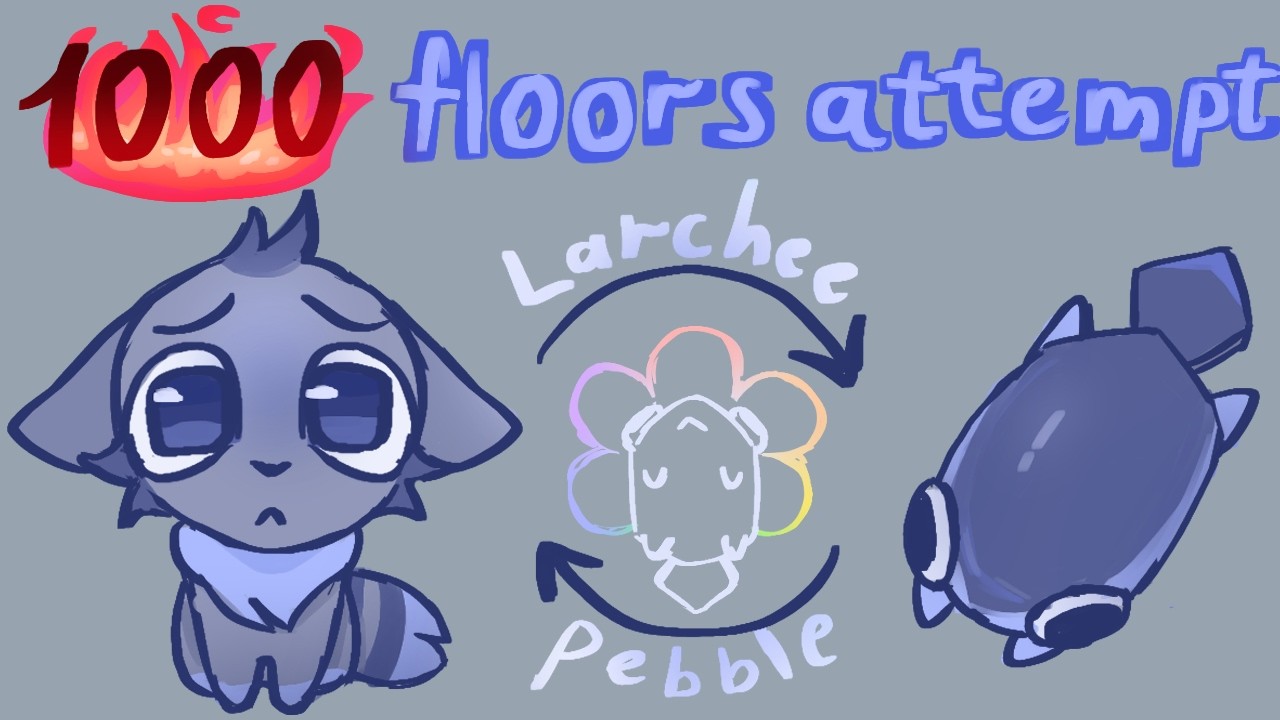 1000 floors attempt. Pebble POV | Dandys World (Larchee)