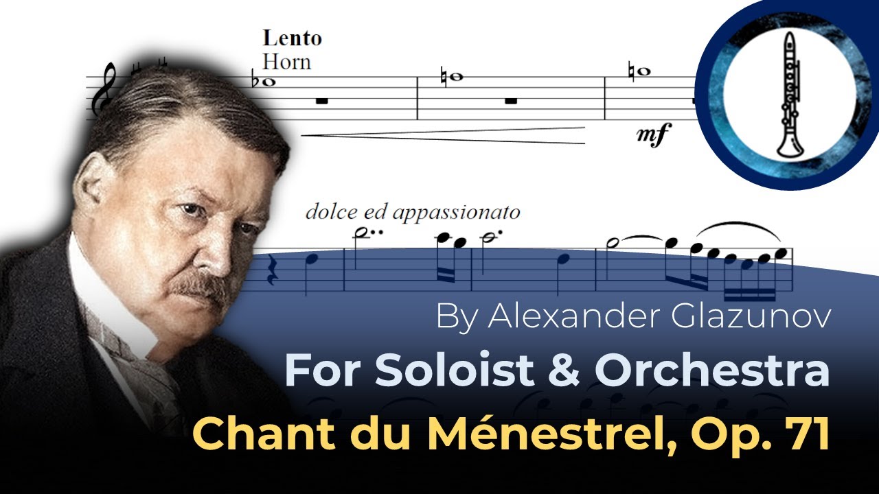 PlayAlong Chant du Ménestrel, Op. 71, for Soloist