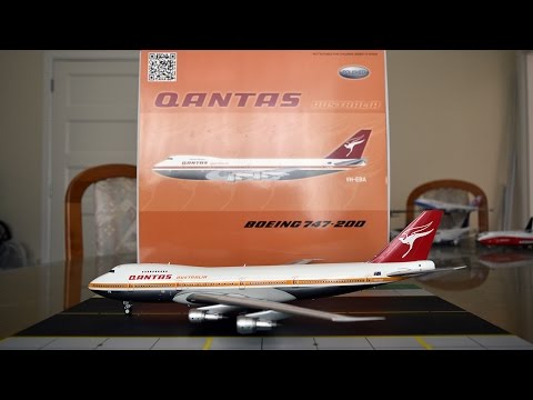 Inflight 200 Qantas 747-200B Unboxing and Review - YouTube