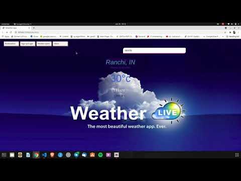 Project Weather app