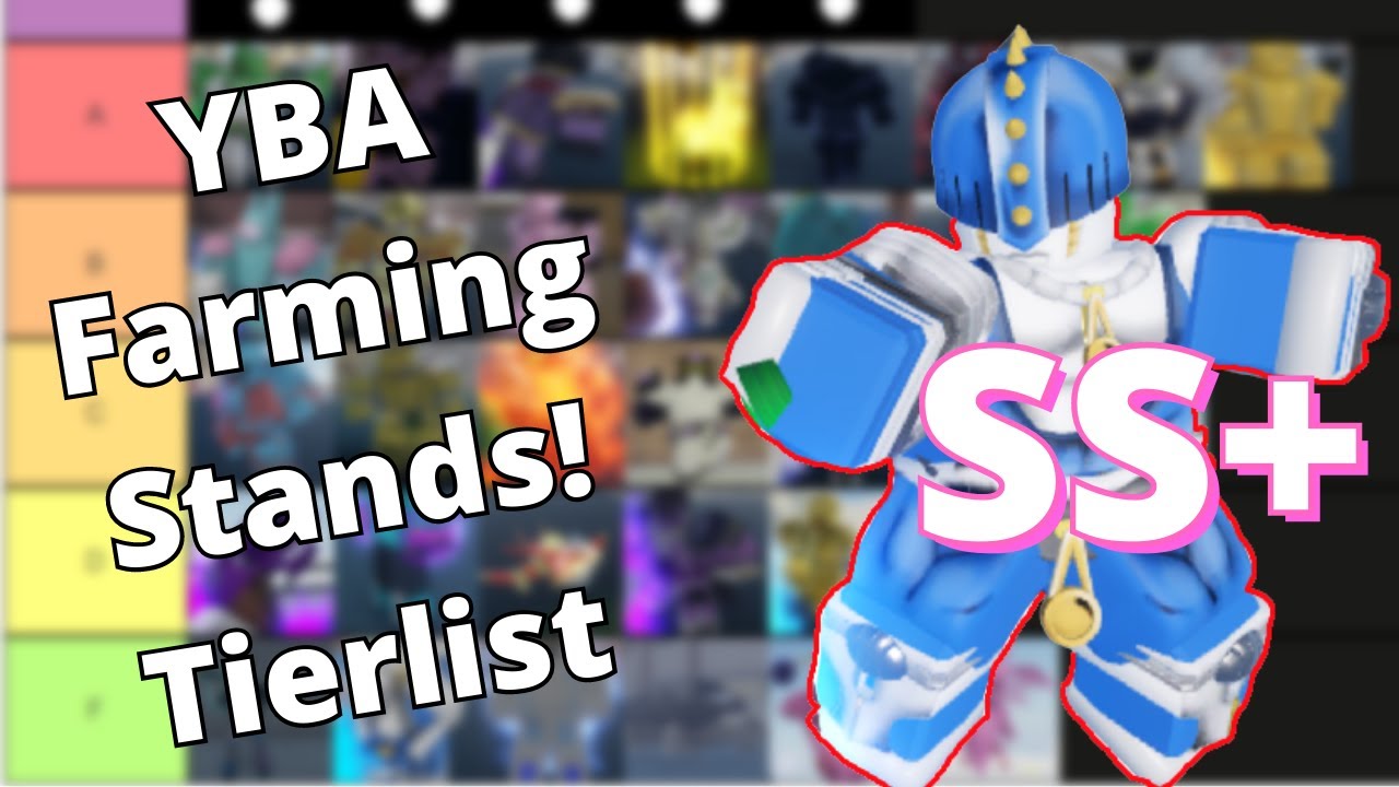 My YBA Stand Tier List!