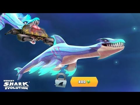 Lochness Monster NESSIE Unlocked and NESSIE vs Big Gaint 🦀 Crab || hungry shark evolution