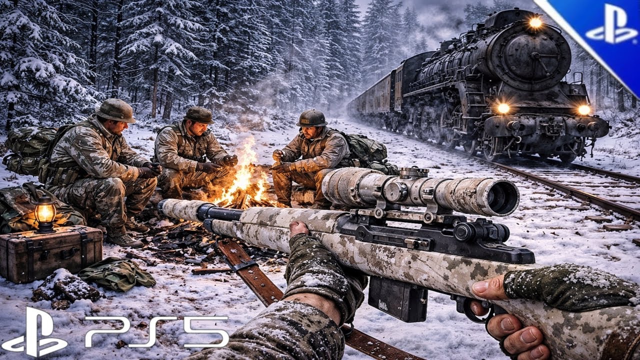 Fighting Nazis in the Deadliest Winter — World War II / Battlefield Gameplay Realistic [PS5 4K]