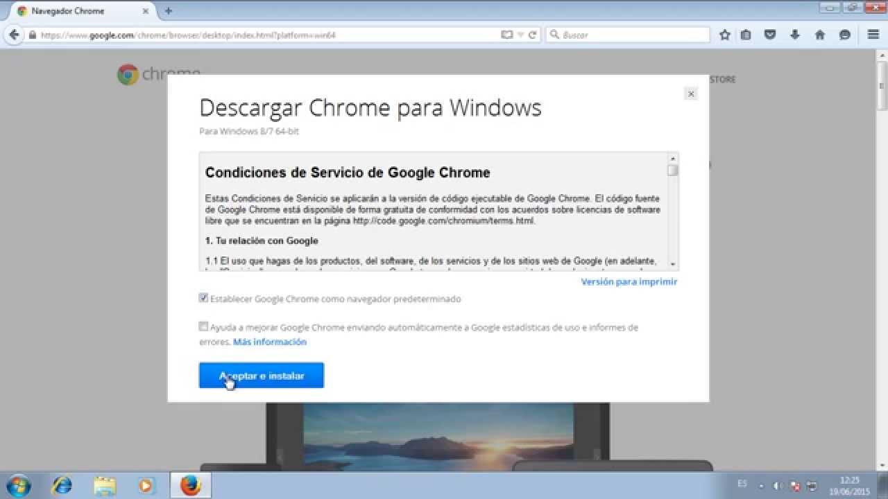Cómo descargar e instalar Google Chrome 64bits - YouTube