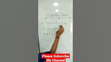 addition tricks | maths tricks | vedic maths | vedic maths trick #shorts #mathstricks #vedicmaths