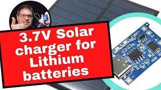 4056 module as a solar charger for 3.7V Lithium batteries