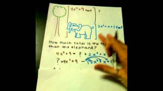 Subtracting Polynomials Vertically (rotated)
