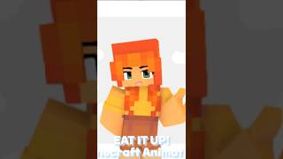 EAT IT UP! • Minecraft Animation│‪PENNY🌿🤍#shorts