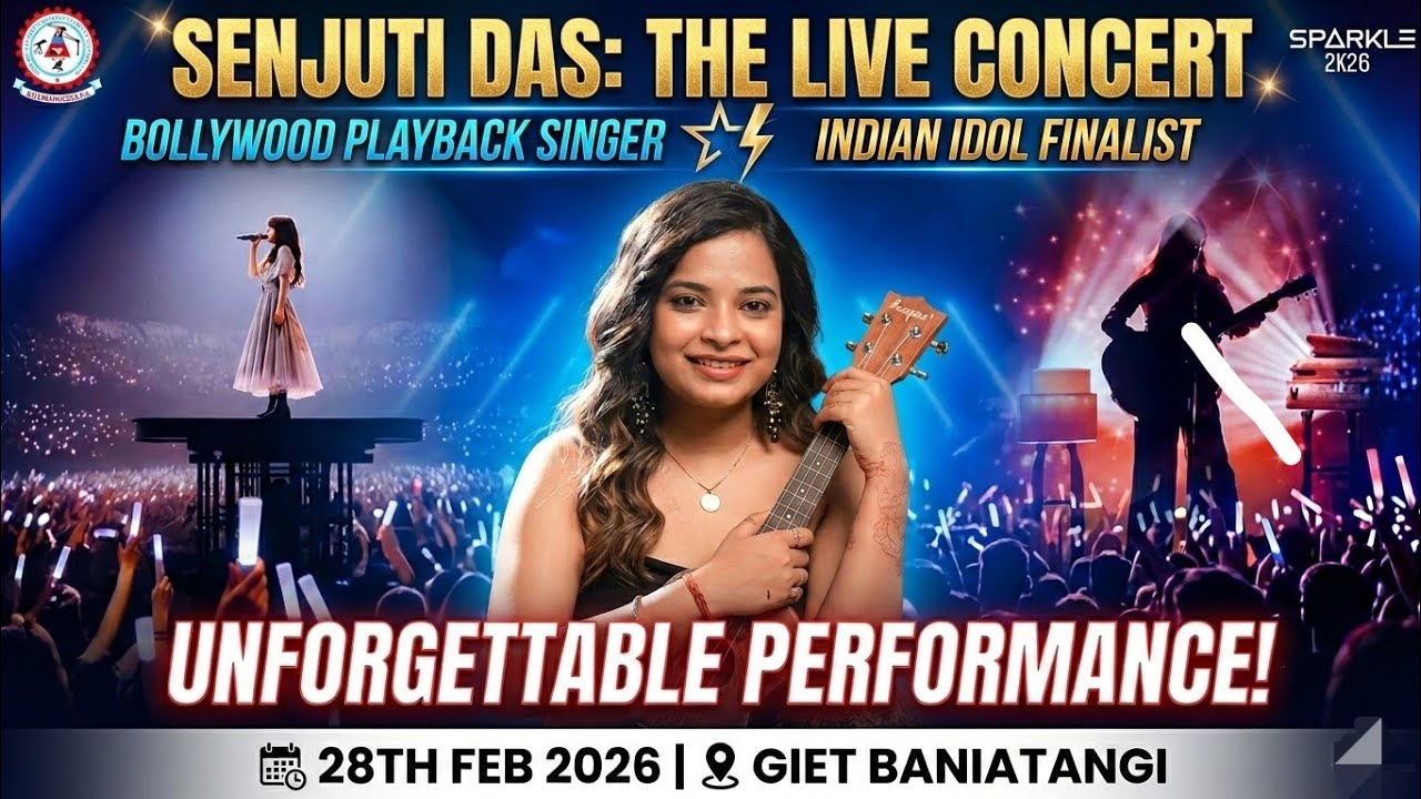 BOLLYWOOD SINGLE AANE WALA HAI | SENJUTI DAS | GIET BANIATANGI