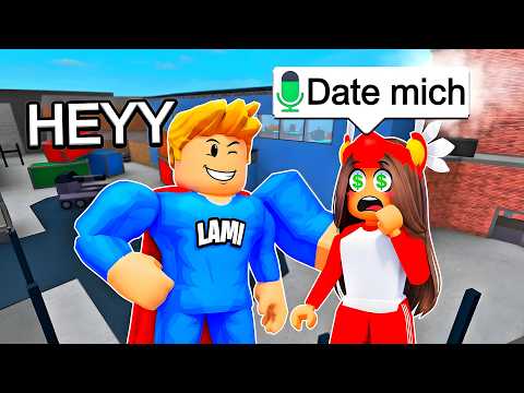 VOICE TROLLING as an E-GIRL in MM2 😭 (Romantic)