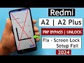 Redmi A2 | A2 Plus Android 13 Frp Bypass/Unlock - Fix Pattern/Pin Lock Setup Fail - 2024