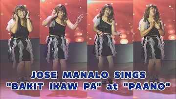 Jose Manalo a.k.a SG Billie Jean sings "Bakit Ikaw Pa" and "Paano" | Eat Bulaga