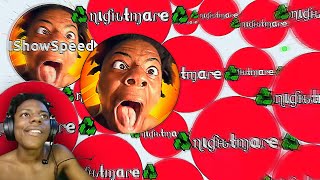 IShowSpeed Plays Agar.io and Teams in Experimental