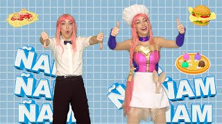 Video thumbnail of "Luli Pampín - PEQUEÑO CHEF👩‍🍳👨‍🍳🍔🍌😱🍕🍦😱🍝🍪 😱- Official Video"