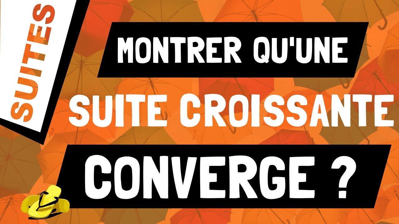 Comment montrer qu'une suite croissante converge ? YouTube — free download