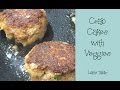 Crab Cakes with veggies #SSSVEDA Day 16