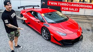 SELLING MY FAMOUS TWIN TURBO LAMBORGHINI! *NOT CLICKBAIT*